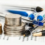 Coins, currency, investment — Instant cash loans - the best way to get through financial crisis
