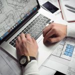 Blueprints, entrepreneur, hands — Online Printing Made Simple for Small Businesses