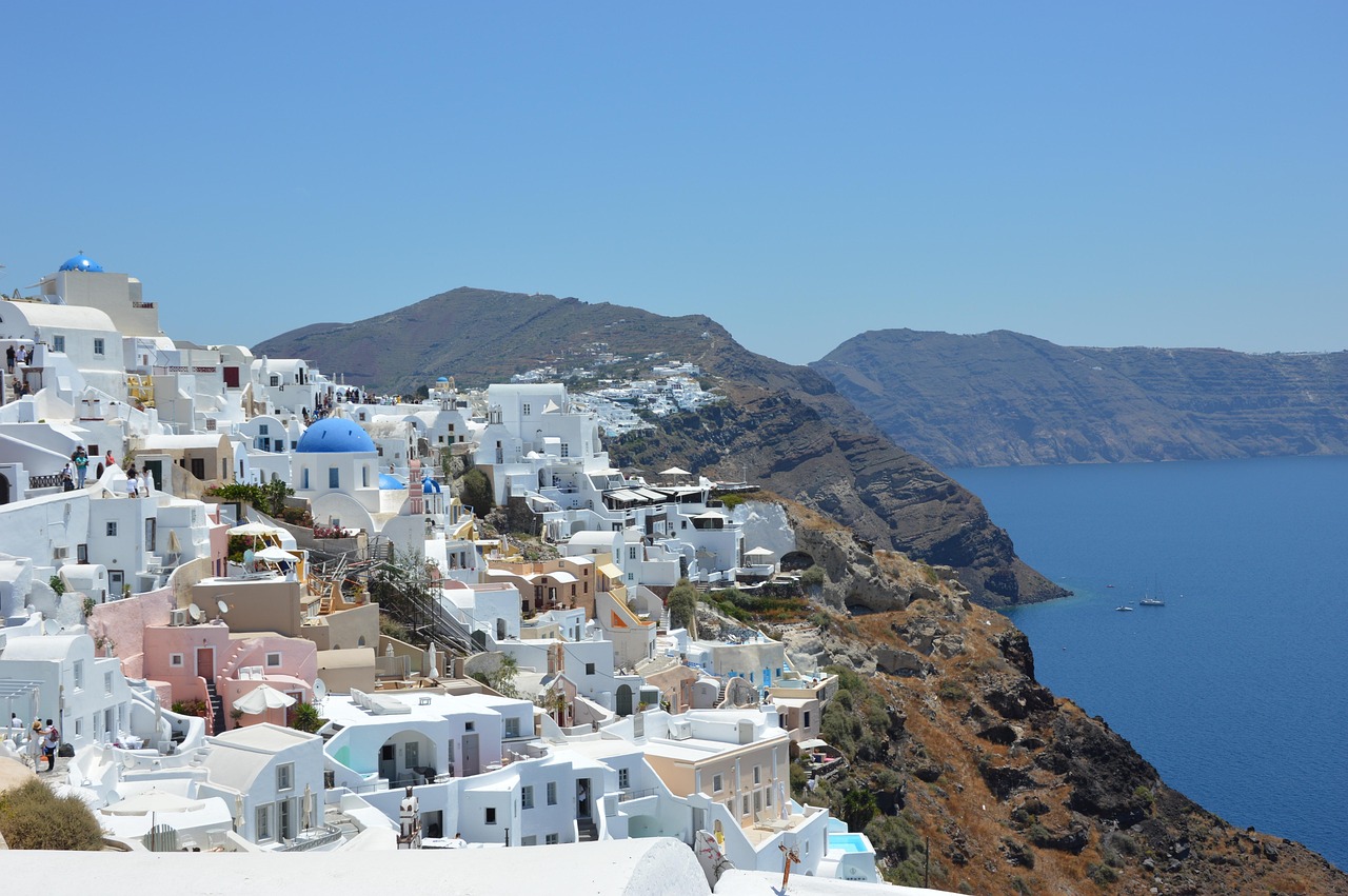 San torini features, island, city — The filming Choices as per The Requirement