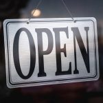 Sign, open sign, signage — Using The Flexographic Label Printing Capabilities For Unique Film Requirements